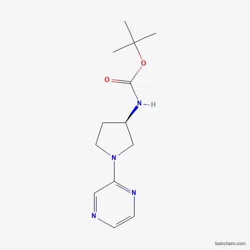 tert-Butyl N-[(3R)-1-(pyrazin-2-yl)pyrrolidin-3-yl]carbamate
