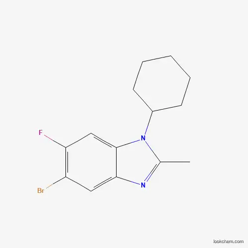 Best price/ 5-Bromo-1-cyclohexyl-6-fluoro-2-methyl-1,3-benzodiazole  CAS NO.1400644-59-8