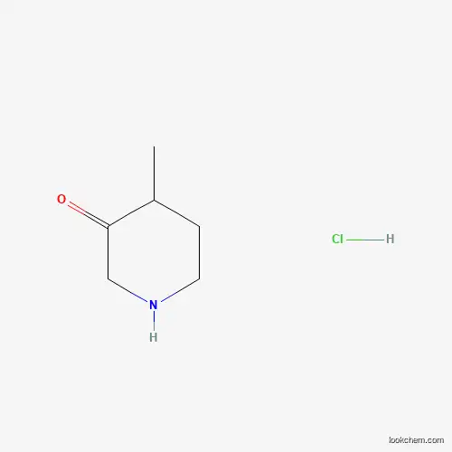 Molecular Structure of 1408076-42-5 (4-Methyl-piperidin-3-one hydrochloride)