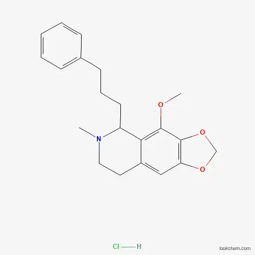 4-methoxy-6-methyl-5-(3-phenylpropyl)-7,8-dihydro-5H-[1,3]dioxolo[4,5-g]isoquinoline;hydrochloride