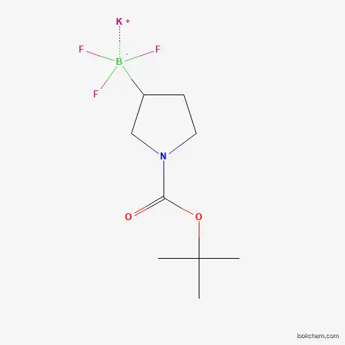 Potassium {1-[(tert-butoxy)carbonyl]pyrrolidin-3-yl}trifluoroboranuide