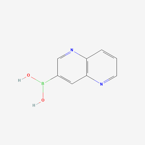 Molecular Structure of 1443112-44-4 ([1,5]Naphthyridine-3-boronic acid)