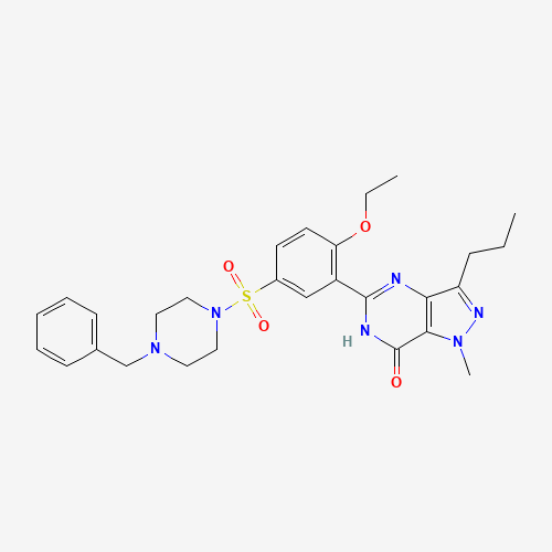 Molecular Structure of 1446089-82-2 (N-Desmethyl-N-benzyl sildenafil)