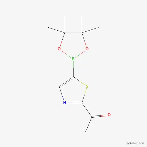 1-[5-(4,4,5,5-Tetramethyl-1,3,2-dioxaborolan-2-yl)-1,3-thiazol-2-yl]ethanone