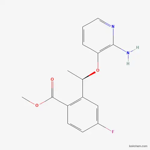 methyl(R)-2-(1-((2-aminopyridin-3-yl)oxy)ethyl)-4-fluorobenzoate