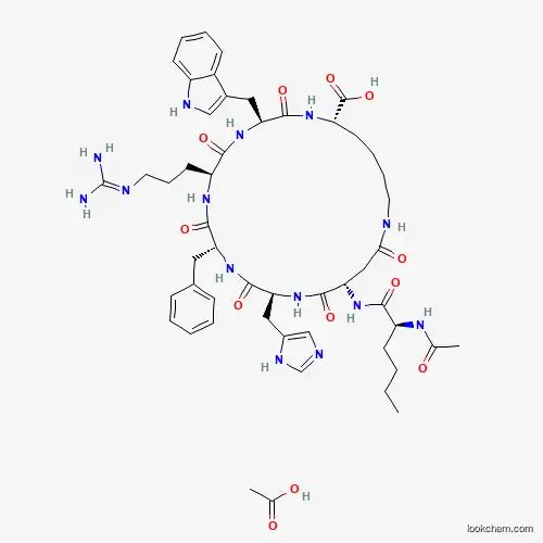 Molecular Structure of 1607799-13-2 (Bremelanotide Acetate)