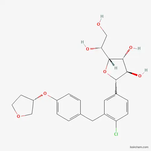 (3R,4R,5R)-2-(4-chloro-3-(4-(((S)-tetrahydrofuran-3-yl)oxy)benzyl)phenyl)-5 -((R)-1,2-dihydroxyethyl)tetrahydrofuran- 3,4-diol