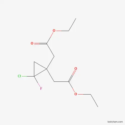 diethyl 2,2'-(2-chloro-2-fluorocyclopropane-1,1-diyl)diacetate