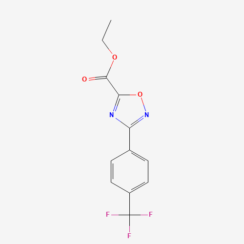 Ethyl 3-[4-(trifluoromethyl)phenyl]-1,2,4-oxadiazole-5-carboxylate