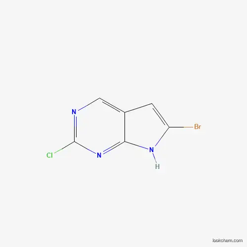 6-bromo-2-chloro-7H-pyrrolo[2,3-d]pyrimidine