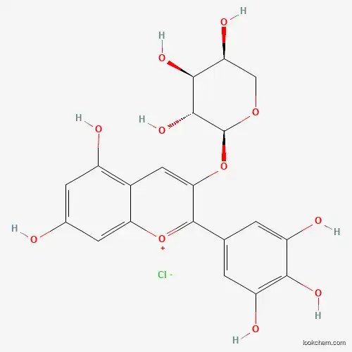 Delphinidin-3-O-arabinoside chloride