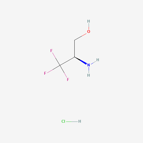 Molecular Structure of 172490-05-0 ((2R)-2-Amino-3,3,3-trifluoropropan-1-OL hydrochloride)