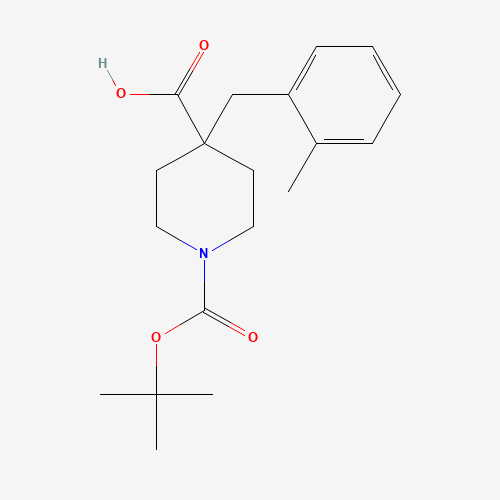 4-[(2-methylphenyl)methyl]-1,4-Piperidinedicarboxylic acid 1-(1,1-dimethylethyl) ester