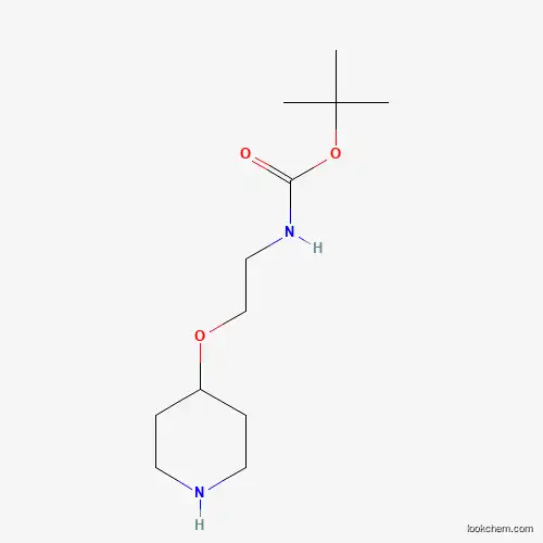 tert-butyl (2-(piperidin-4-yloxy)ethyl)carbamate