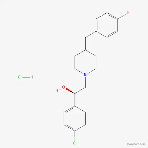 (1R)-1-(4-CHLOROPHENYL)-2-[4-(4-FLUOROBENZYL)PIPERIDIN-1-YL]ETHAN-1-OL HCLCAS