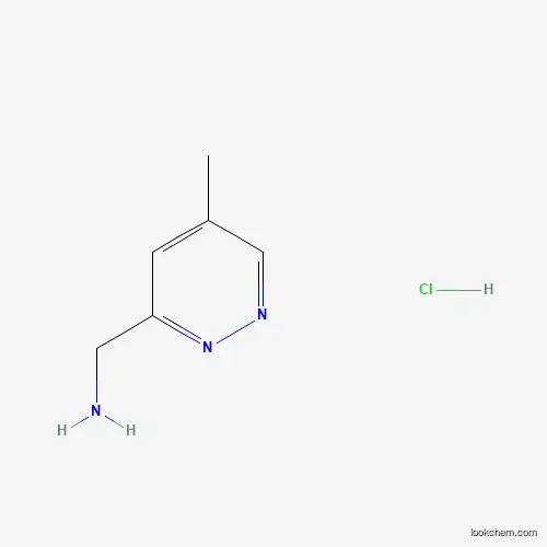 (5-methylpyridazin-3-yl)methanamine hydrochloride