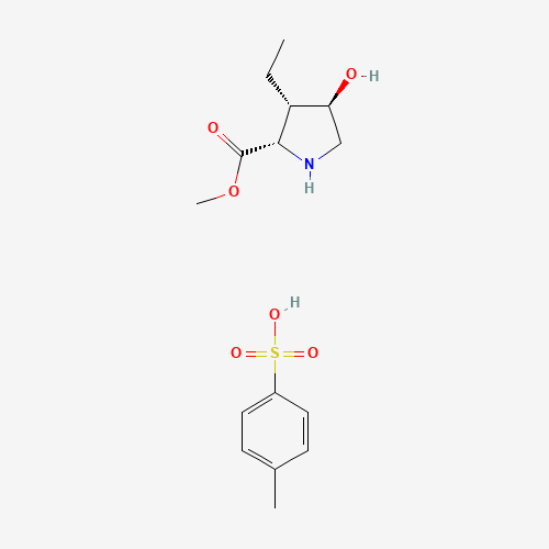 (2S,3S,4R) 3-ethyl-4-hydroxypyrrolidine-2-carboxylic acid methyl ester p-toluenesulfonate
