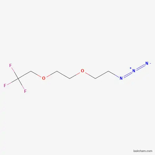 Molecular Structure of 1835759-68-6 (1,1,1-Trifluoroethyl-PEG2-azide)