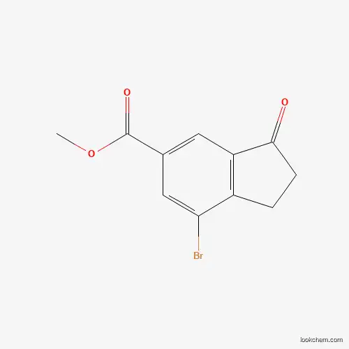 METHYL 7-BROMO-3-OXO-2,3-DIHYDRO-1H-INDENE-5-CARBOXYLATE