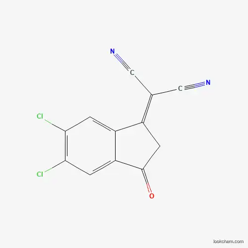 2-(5,6-Dichloro-3-oxo-2,3-dihydro-1H-inden-1-ylidene)malononitrile