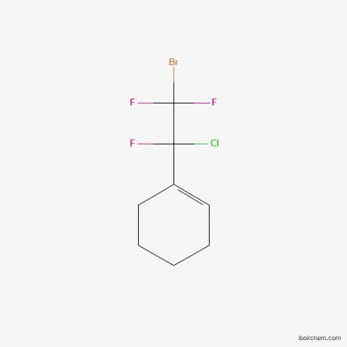 Molecular Structure of 231953-30-3 (1-(2-Bromo-1-chlorotrifluoroethyl)cyclohex-1-ene)