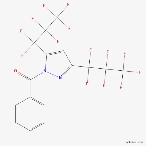 Molecular Structure of 231953-37-0 (1-Benzoyl-3,5-bis(heptafluoropropyl)pyrazole)
