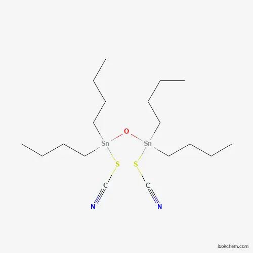 Molecular Structure of 28147-18-4 (1,1,3,3-Tetrabutyl-1,3-bis(thiocyanato)distannoxane)