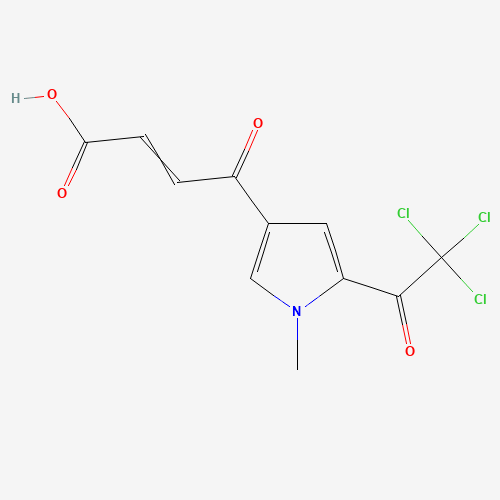 4-[1-Methyl-5-(2,2,2-trichloroacetyl)-1H-pyrrol-3-yl]-4-oxo-2-butenoic acid