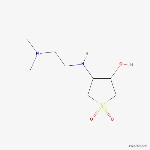 Molecular Structure of 347364-76-5 (4-(2-Dimethylamino-ethylamino)-1,1-dioxo-tetrahydro-thiophen-3-ol)