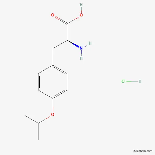 Molecular Structure of 36148-96-6 ((2S)-2-amino-3-(4-propan-2-yloxyphenyl)propanoic acid;hydrochloride)