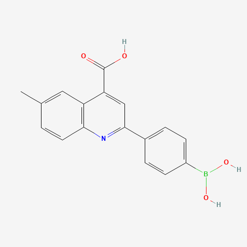 2-(4-DIHYDROXYBORANE)PHENYL-4-CARBOXY-6-METHYLQUINOLINE