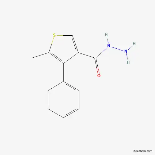Molecular Structure of 438216-06-9 (5-Methyl-4-phenylthiophene-3-carbohydrazide)