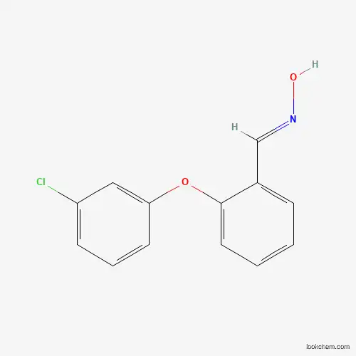 Molecular Structure of 449778-76-1 (N-{[2-(3-chlorophenoxy)phenyl]methylidene}hydroxylamine)
