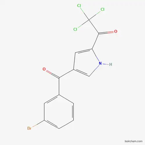 Molecular Structure of 453557-86-3 (1-[4-(3-bromobenzoyl)-1H-pyrrol-2-yl]-2,2,2-trichloro-1-ethanone)