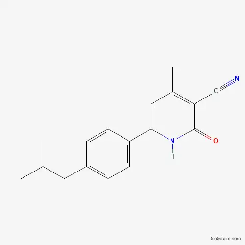 1,2-DIHYDRO-6-(4-ISOBUTYLPHENYL)-4-METHYL-2-OXOPYRIDINE-3-CARBONITRILE