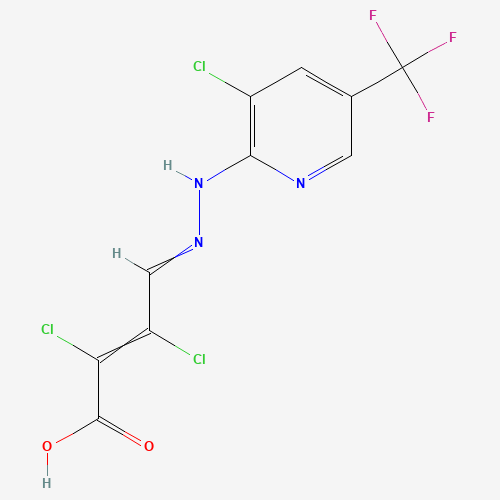 2,3-Dichloro-4-{2-[3-chloro-5-(trifluoromethyl)-2-pyridinyl]hydrazono}-2-butenoic acid