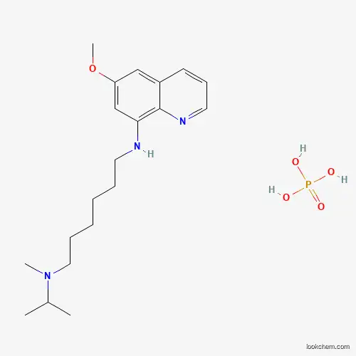 Molecular Structure of 5437-30-9 (Phosphoric acid--N~6~-(6-methoxyquinolin-8-yl)-N~1~-methyl-N~1~-(propan-2-yl)hexane-1,6-diamine (1/1))