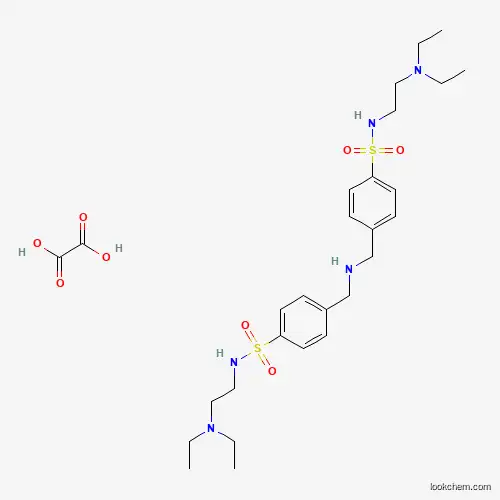 Molecular Structure of 5450-42-0 (Oxalic acid--4,4'-[azanediylbis(methylene)]bis{N-[2-(diethylamino)ethyl]benzene-1-sulfonamide} (1/1))