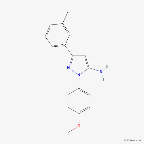 1-(4-METHOXYPHENYL)-3-M-TOLYL-1H-PYRAZOL-5-AMINE