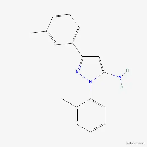 Molecular Structure of 618098-38-7 (1-(2-Methylphenyl)-3-(3-methylphenyl)-1H-pyrazol-5-amine)