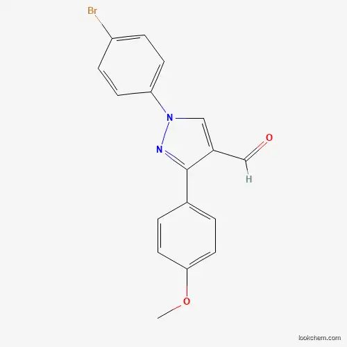 1-(4-Bromophenyl)-3-(4-methoxyphenyl)-1H-pyrazole-4-carbaldehyde