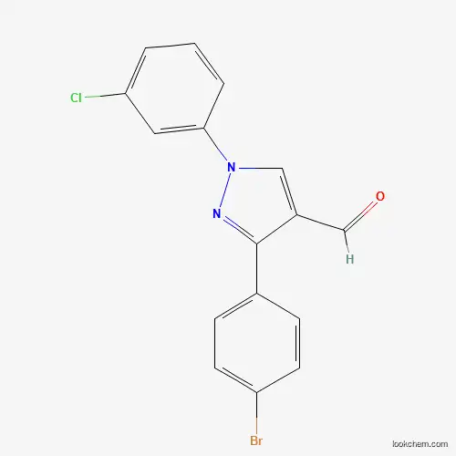 3-(4-BROMOPHENYL)-1-(3-CHLOROPHENYL)-1H-PYRAZOLE-4-CARBALDEHYDE