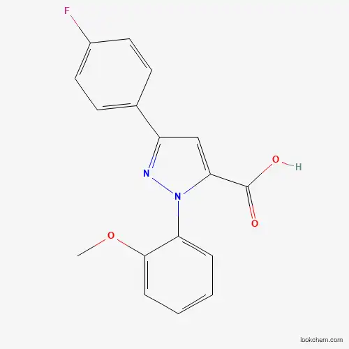 3-(4-FLUOROPHENYL)-1-(2-METHOXYPHENYL)-1H-PYRAZOLE-5-CARBOXYLIC ACID