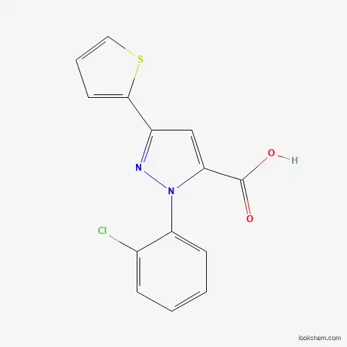 1-(2-CHLOROPHENYL)-3-(THIOPHEN-2-YL)-1H-PYRAZOLE-5-CARBOXYLIC ACID