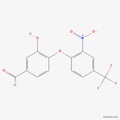 3-Hydroxy-4-(2-nitro-4-trifluoromethyl-phenoxy)-benzaldehyde