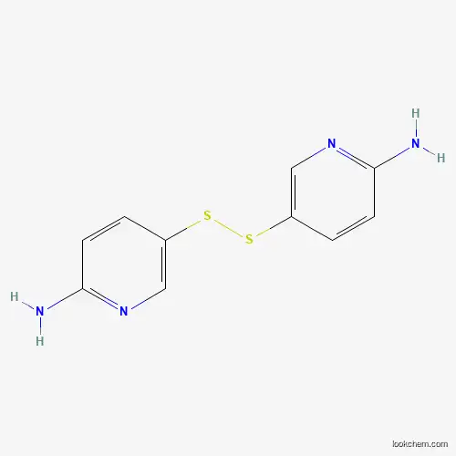 Molecular Structure of 71167-99-2 (5-[(6-Aminopyridin-3-yl)disulfanyl]pyridin-2-amine)
