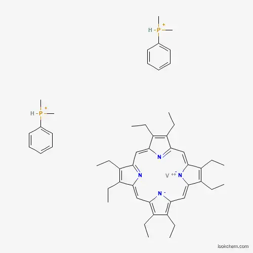 Dimethyl(phenyl)phosphanium;2,3,7,8,12,13,17,18-octaethylporphyrin-22,24-diide;vanadium(2+)