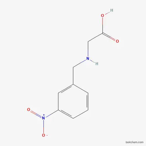 Molecular Structure of 72761-92-3 ((3-Nitro-benzylamino)-acetic acid)