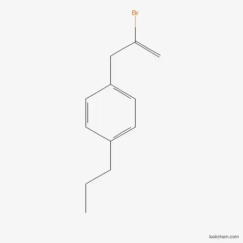 Molecular Structure of 842140-43-6 (2-Bromo-3-(4-n-propylphenyl)-1-propene)
