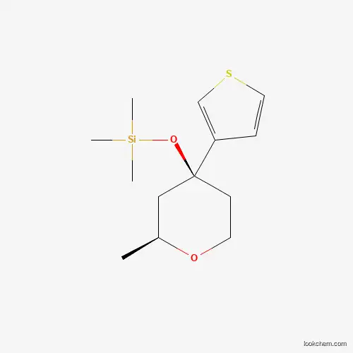 2H-PYRAN, TETRAHYDRO-2-METHYL-4-(3-THIENYL)-4-[(TRIMETHYLSILYL)OXY]-, (2S,4S)-